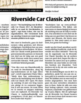 Klaroen Riverside Classic maart 2017